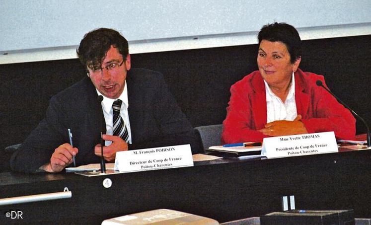 Yvette Thomas, présidente de Coop de France Poitou-Charentes, a redit  les priorités de la coopération.
