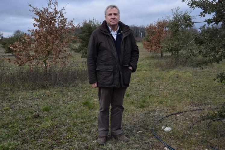 Régis Mesnier, président du syndicat des trufficulteurs de la Charente.