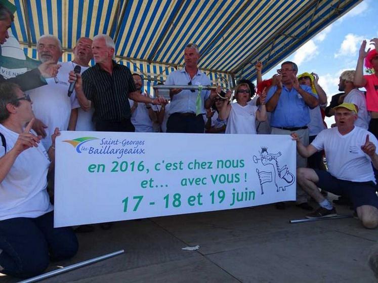 Il y a un an, Saint-Georges lès Baillargeaux se voyait remettre les clés du rassemblement des Saint-Georges de France. Le jour J est enfin arrivé...