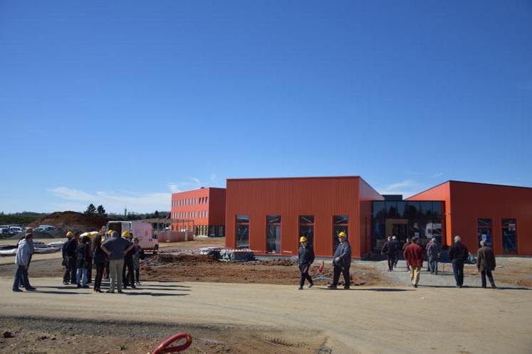 Le chantier du CFA de Chasseneuil a ouvert ses portes le 10 mars.