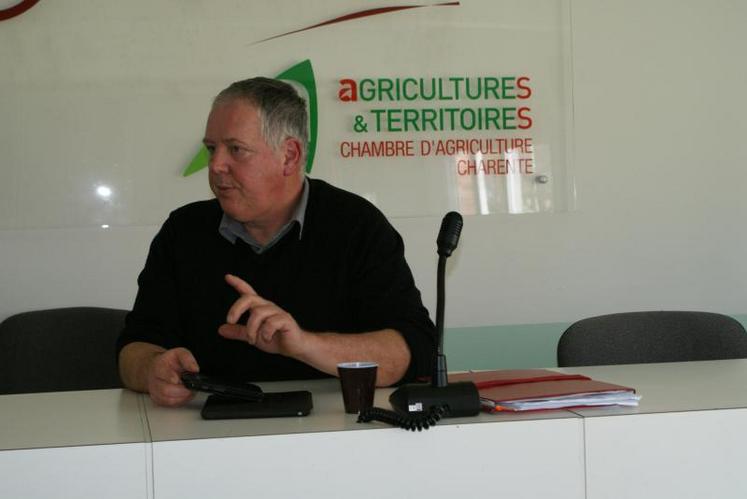 Frank Olivier, président de la Coordination rurale de Charente