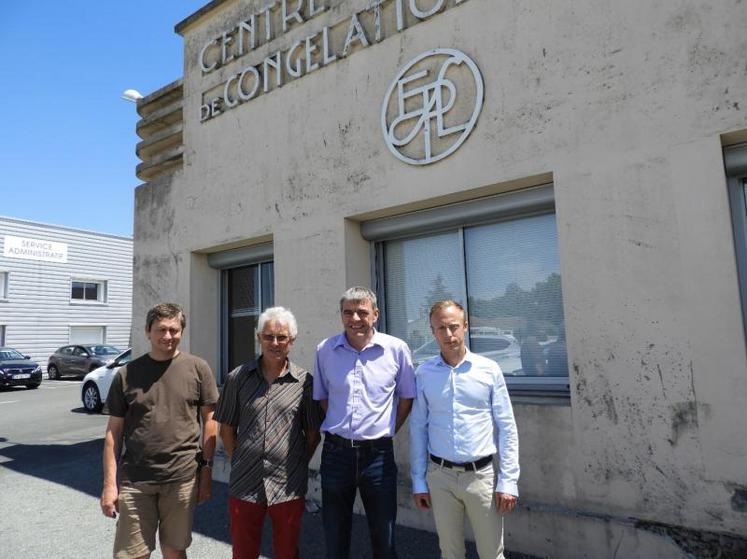 De gauche à droite : Jean-Marc Ressegand, Vincent Ricou, Jean-Yves Restoux et Antony Letourneau.