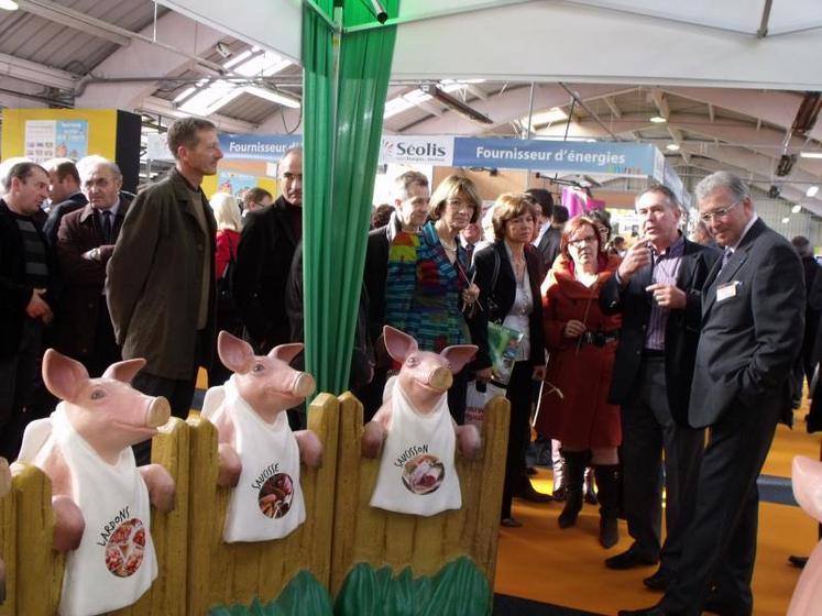 L’inauguration du Carrefour des métiers de bouche en présence de nombreuses personnalités.