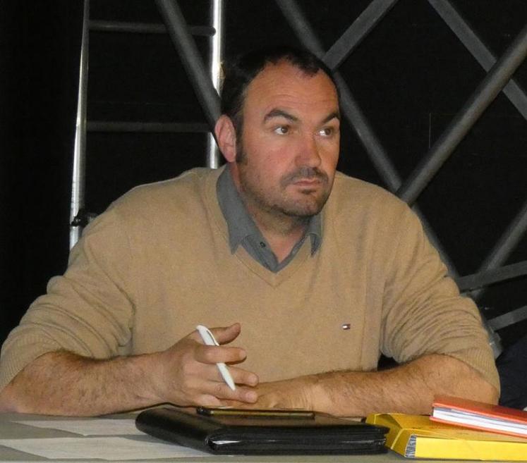 Cédric Tranquard, président de la FNSEA 17.