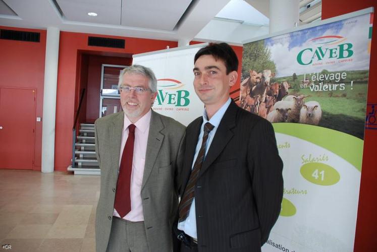 Abel Lumineau, président, et Julien Guérineau, directeur de la Caveb : « Un engagement dans l'aval en fonction des opportunités, de l'utilité pour le revenu des éleveurs ou la connaissance du métier et des moyens ».