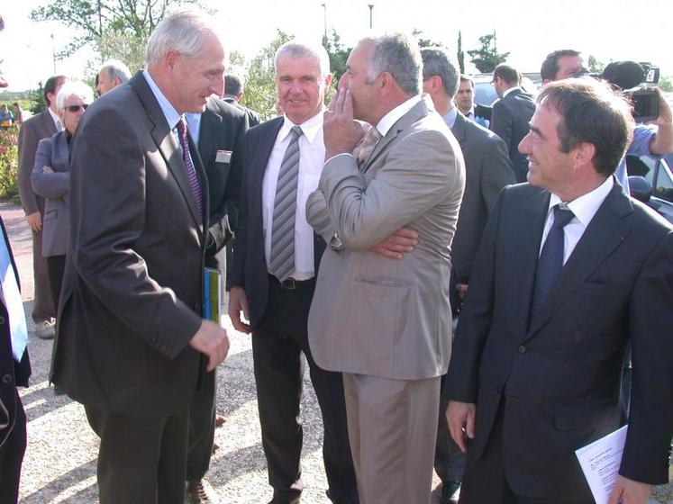 Moment de détente pour le président de la FNO, Serge Préveraud.