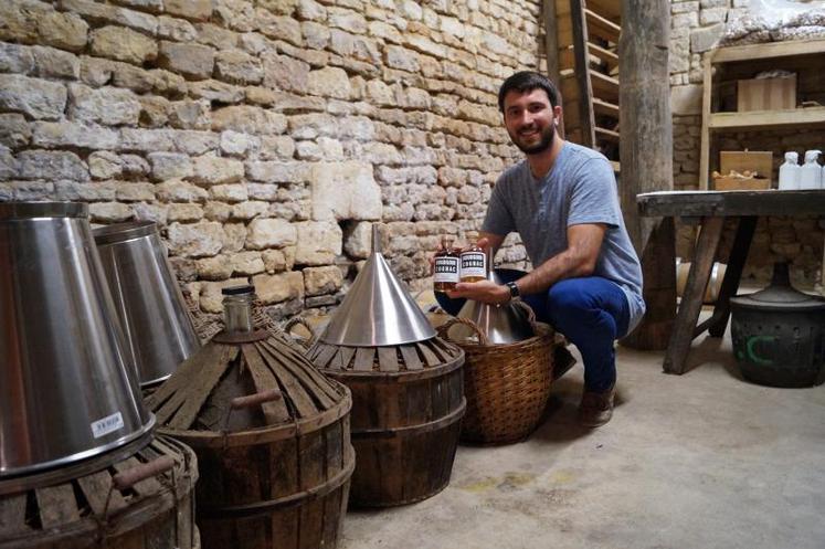 Frédéric Bourgoin a créé et déposé la marque « Bourgoin micro-barrique cognac ».