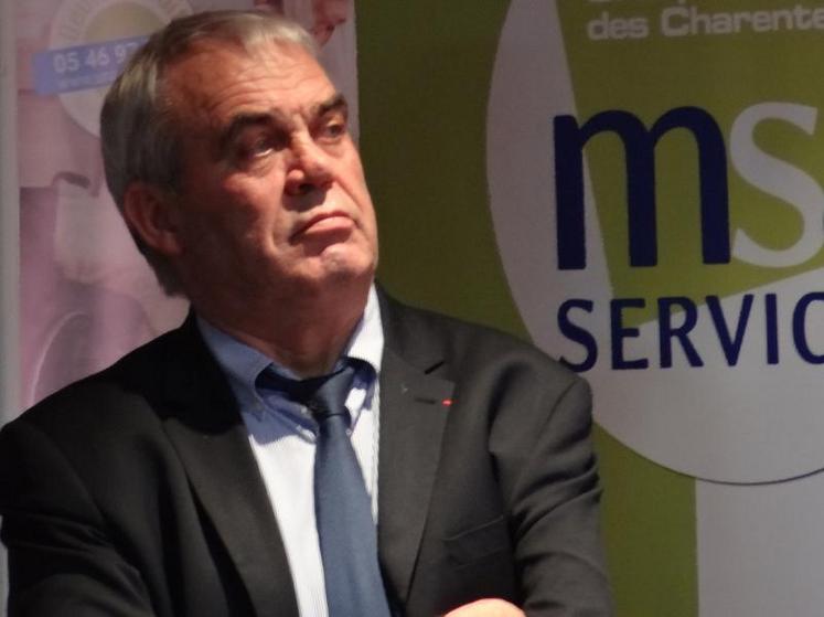 Patrick Couilaud , président de la MSA des Charentes.