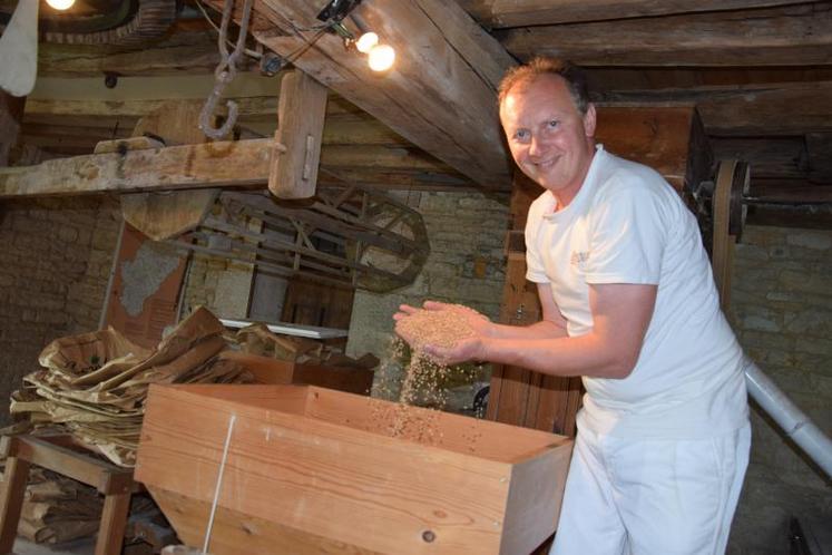 François Lancestre a mis l’humain et la nature au premier plan pour la rénovation du moulin de Verteuil.