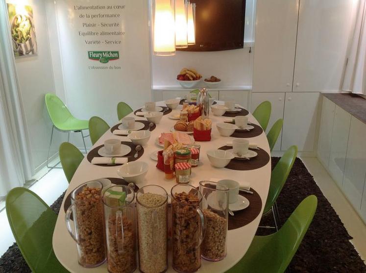 Le petit déjeuner d'un coureur.