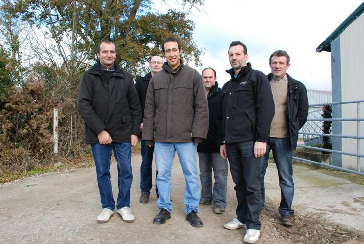 Jean-François Bernard, Samuel Hérault, Frédéric Chollet, Philippe Martinot, Thierry Jayat (président), Marc Dupont, membres du comité d’organisation de Capr’inov.