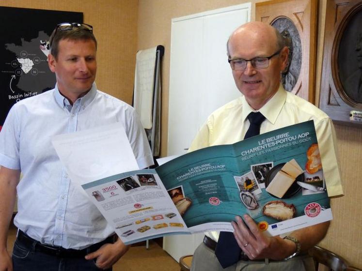 Ce nouveau cahier des charges, « on y croit », assurent Laurent Chupin et Joseph Giraud. Le 
Syndicat des laiteries travaille depuis plus de dix ans sur les nouvelles règles de production du beurre AOP Charentes-Poitou.