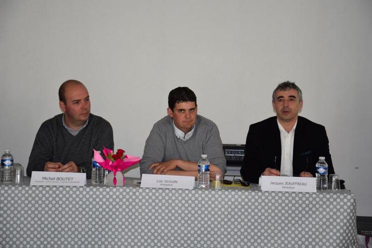 De gauche à droite : Michel Boutet, Olivier Seguin et Jacques Jeauffreau