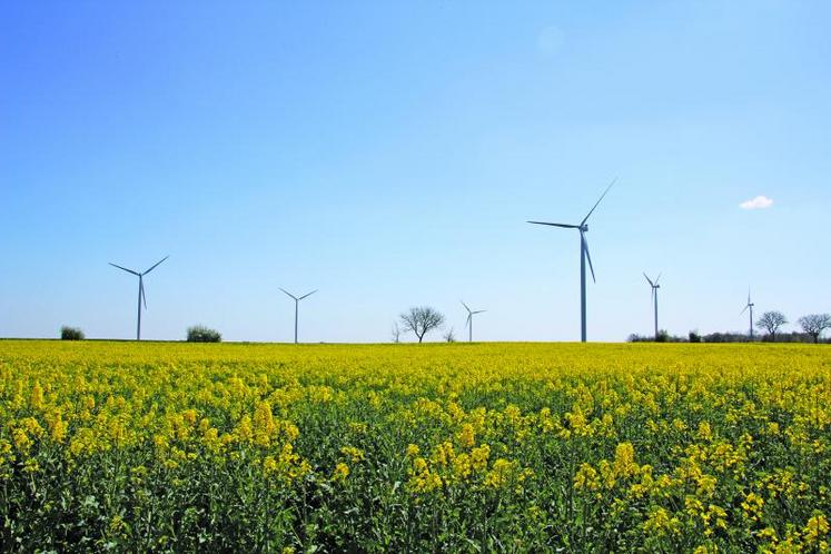 Le parc éolien du Civraisien, dans la Vienne, représente une puissance de 24 MW.