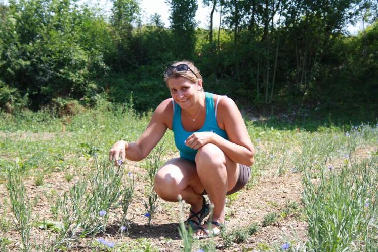 Vanessa Ghys, motivée par sa nouvelle orientation professionnelle.