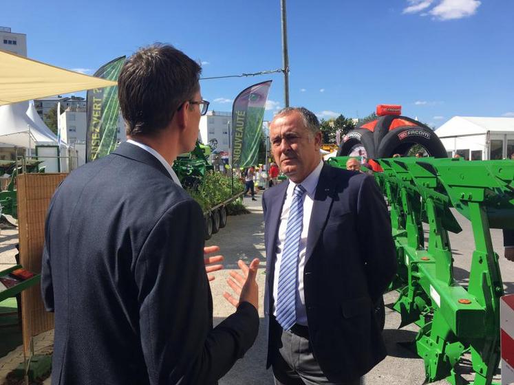 Didier Guillaume à la foire de Châlons, le 2 septembre 2019.