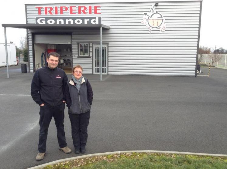 Sandrine et Pascal Gonnord ont ouvert la triperie il y a quatre ans.