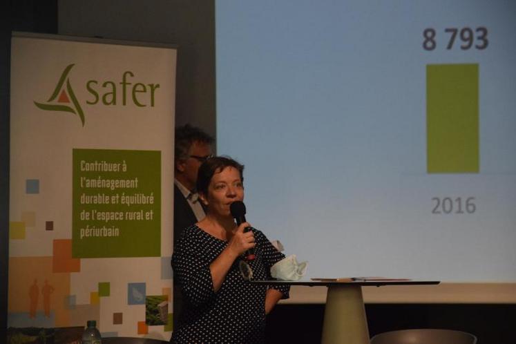 Sylvie Massacré a présenté les chiffres de la Safer.