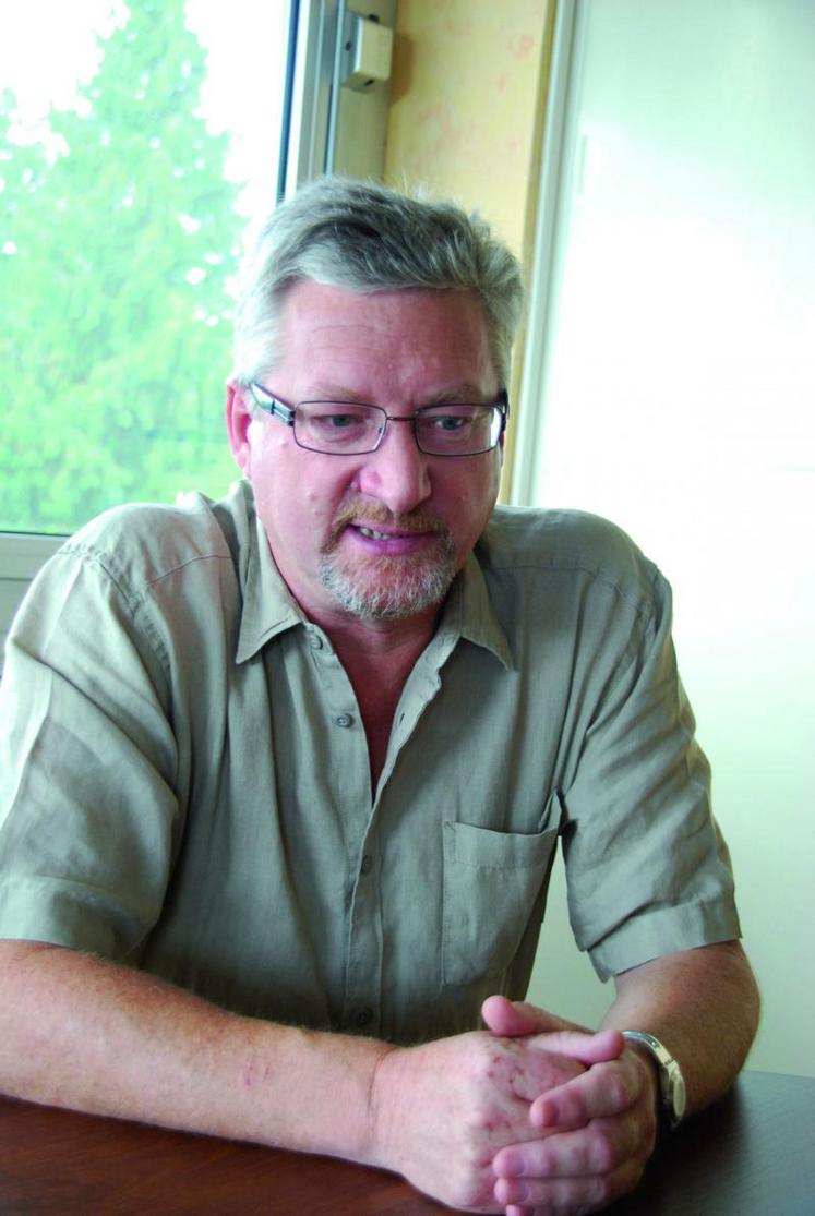 Alain Lebret, président charentais de la coopérative Terra Lacta, liée au groupe Bongrain