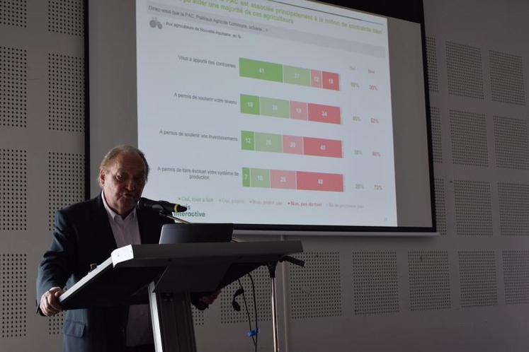 Le politologue Roland Cayrol a rendu les résultats du troisième baromètre de l’agriculture régionale au cours de cette conférence permanente.