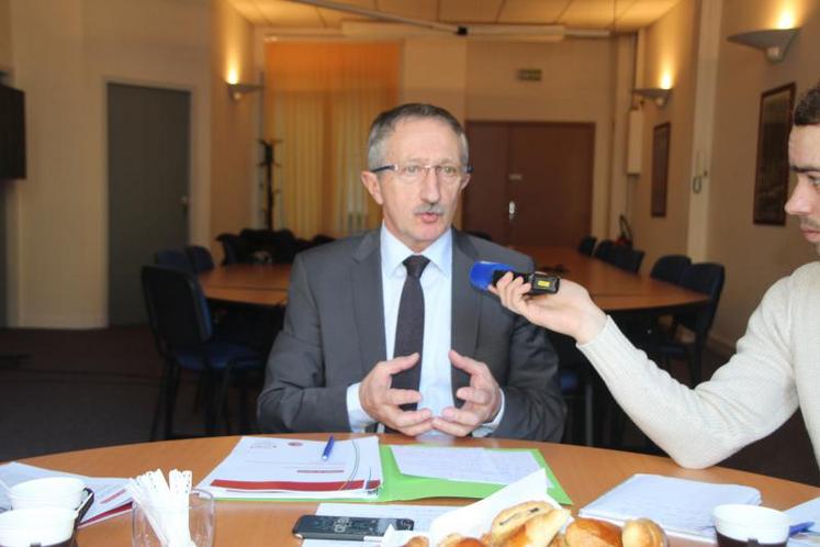 De passage à Poitiers, Jean-Pierre Gros a détaillé les priorités 
de son mandat devant la presse.