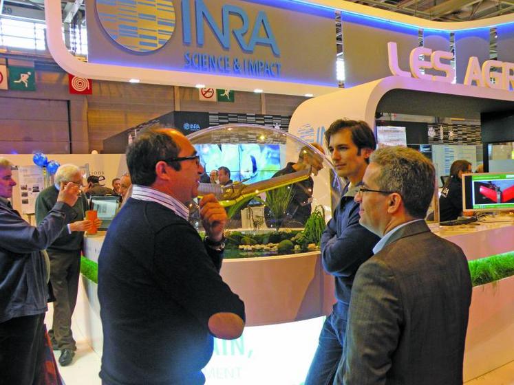 Romain Faroux, lors du SIA 2014