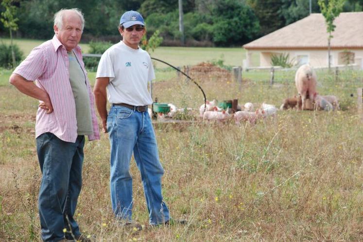 Michel et Christophe Soulard sont heureux de produire du bio.