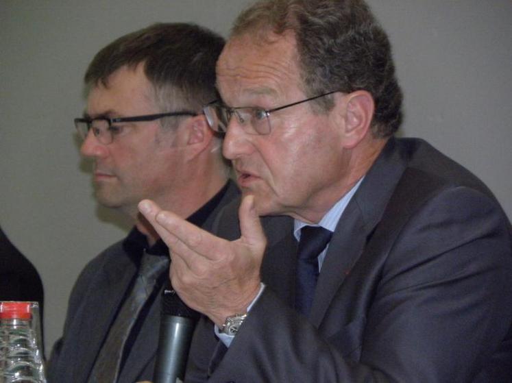 Christophe Chastaing, directeur de l’Unima et Jean-Louis Léonard, président.