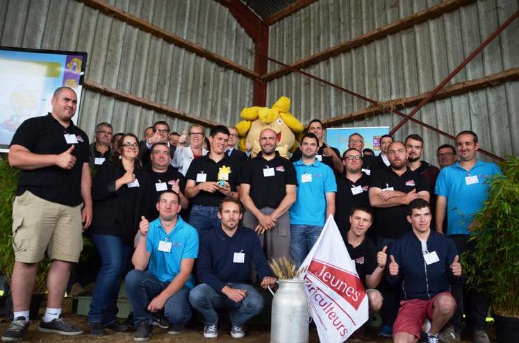 L'équipe des Jeunes Agriculteurs de Vendée, qui organise les Terres de Jim, du 9 au 11 septembre.