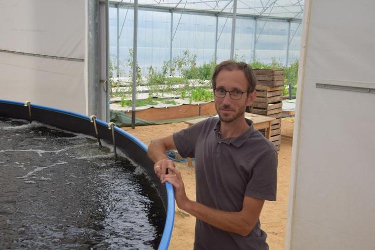 Benoît et Jehanne Desormeaux organisent des visites de leur ferme aquaponique sur rendez-vous.