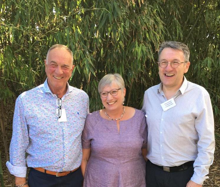 Deux co-présidents, une directrice pour le NACA : Patricia Ranouil, Gérard Piveteau (à gauche) et François Renaud.