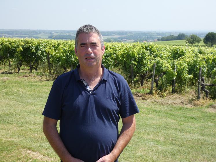 Pascal Guilloton, nouveau président du Syndicat des producteurs de pineau des Charentes.
