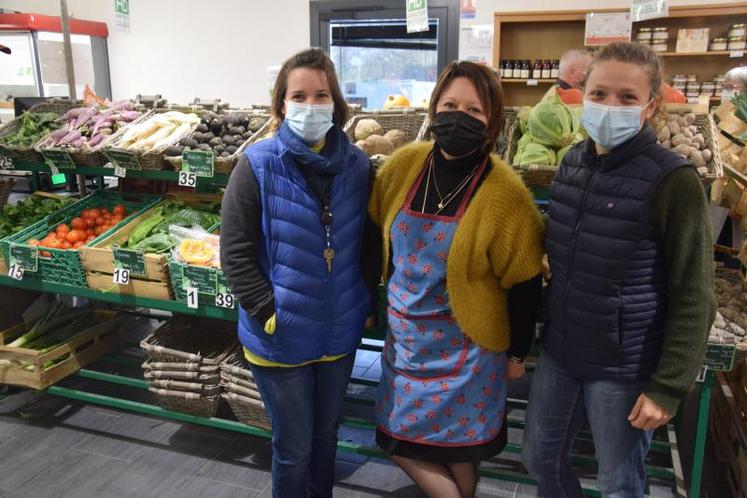 Le magasin de producteurs, comme « Coccinelle et Coquelicot » à Angoulême, est un outil important dans la diversification des débouchés.