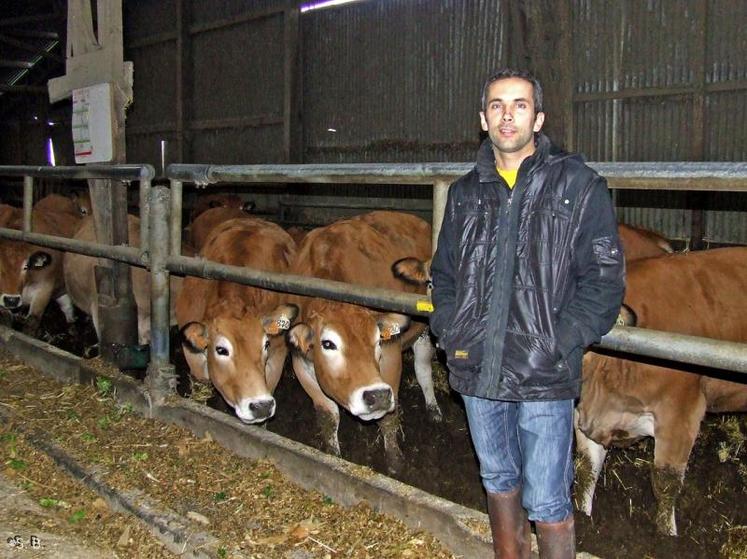 Jean-François Vergnaud accueillera sur son exploitation, à Bouin, les Rendez-vous de la viande organisés par la chambre d’agriculture le 15 décembre.