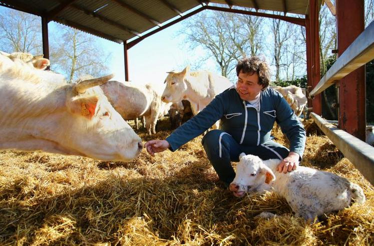 Avec cet atelier, Yann Viaud, éleveur à Saujon, voit une maîtrise de la qualité de la découpe et de la transformation.