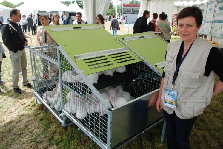 En 2015, à l’occasion des Terrenales, la coopérative Terrena exposait son concept de cages collectives répondant, lors de l’étape d’engraissement, aux exigences du bien-être animal.