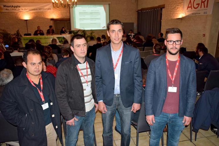 Darak Shayna, Julien Chartier, Samuel Vandaele et David Renaud maitres de cette université d’hiver organisée les 28, 29 et 30 novembre à Granzay-Gript.