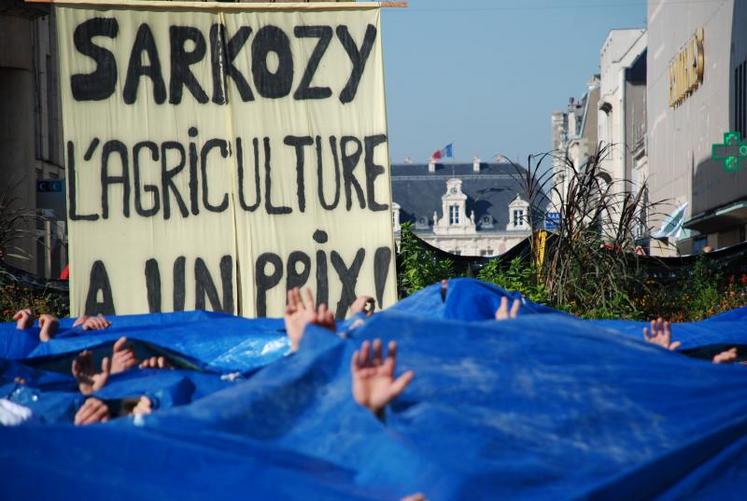 La manifestation d’octobre n’a pas permis d’obtenir des mesures suffisantes pour relever le niveau du revenu des agriculteurs. (Photo d’archives)