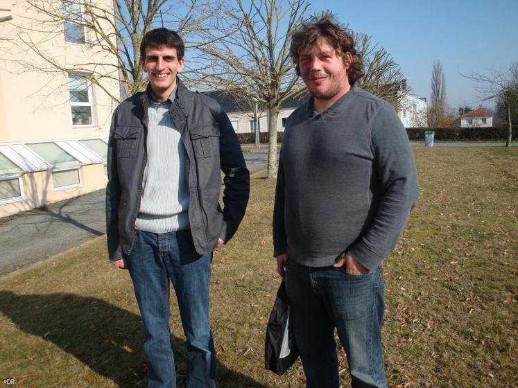 Jean-Baptiste Rasillard (à gauche) et Guillaume Mandin.