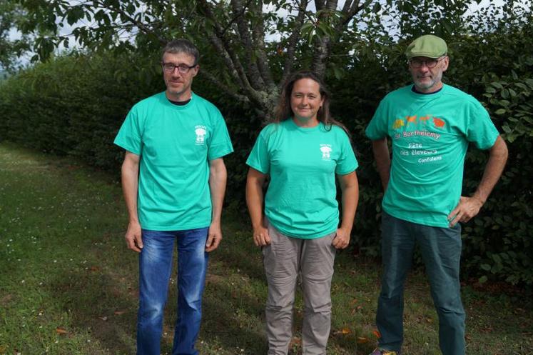 De gauche à droite : Jean-Paul Rivaud, Geneviève Eronte et Pascal Laurent, les trois chevilles ouvrières de l’Aéocape.