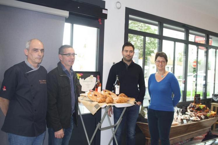 Stéphane Becquet, Thierry Courpron, Florian Mossion et 
Françoise de Roffignac