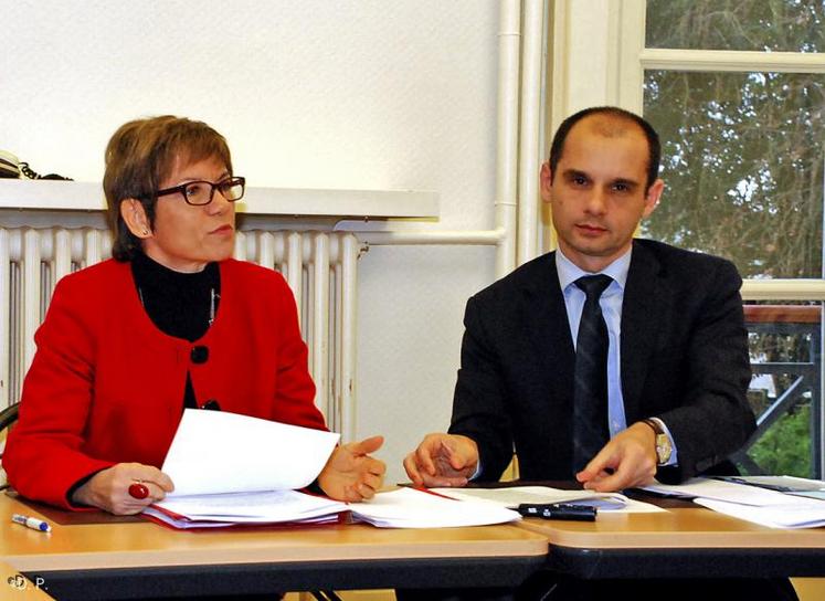 Christiane Barret, préfète des Deux-Sèvres et Laurent Simplicien, directeur de cabinet de la préfète.