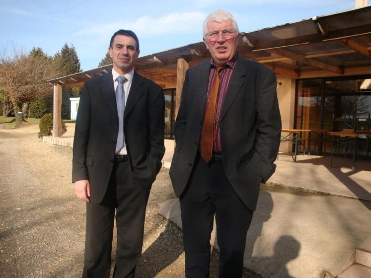 Christian Bessière et Jean-Michel Lumineau, respectivement directeur et président de la Fédérations régionale des MFR et Iréo.