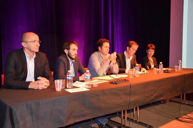 De gauche à droite : Jean-Marie Baillif, Alexandre Imbert, Stéphane Roy, Eric Billhouet et Catherine Lepage.