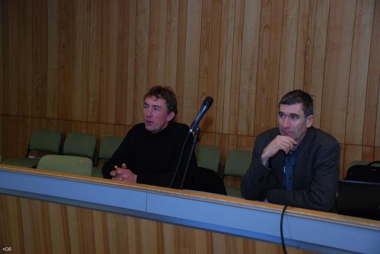 Christophe Limoges (à gauche) et Patrick Ramet.