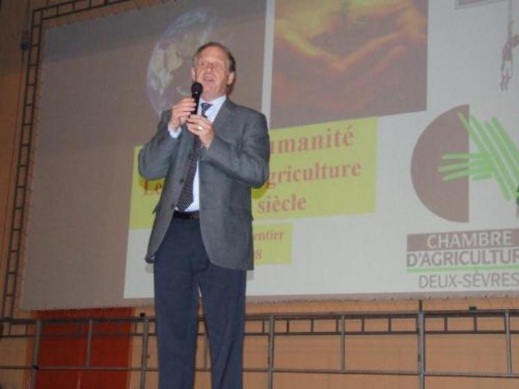 Bruno Parmentier a présenté l’agriculture de XXIe siècle.