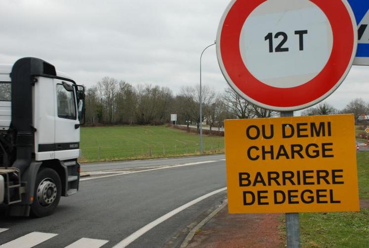 Les barrières de dégel devraient être levées ce vendredi 17 février.