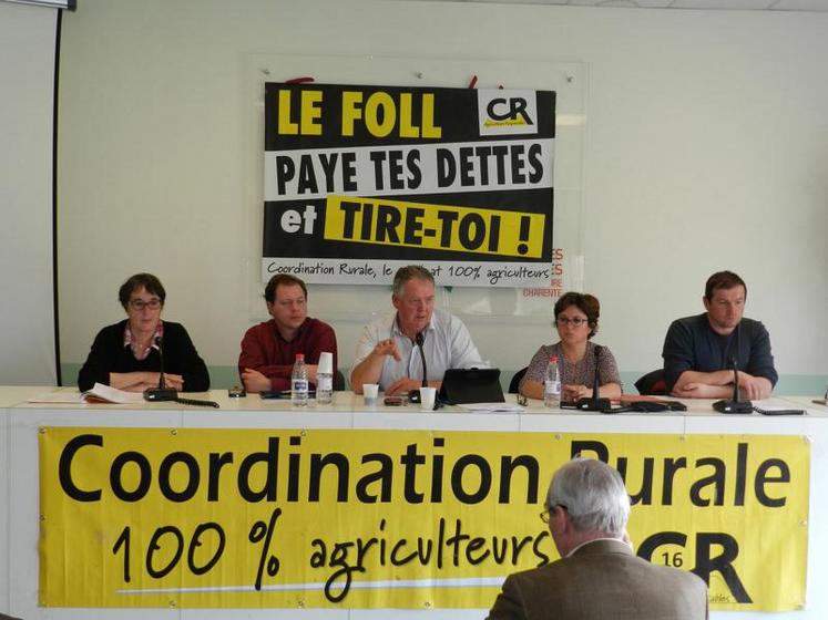 De gauche à droite : Agnès Ballu, Emmanuel Guionnet, Frank Olivier, Laetitia Plumat et Christian Laloi.