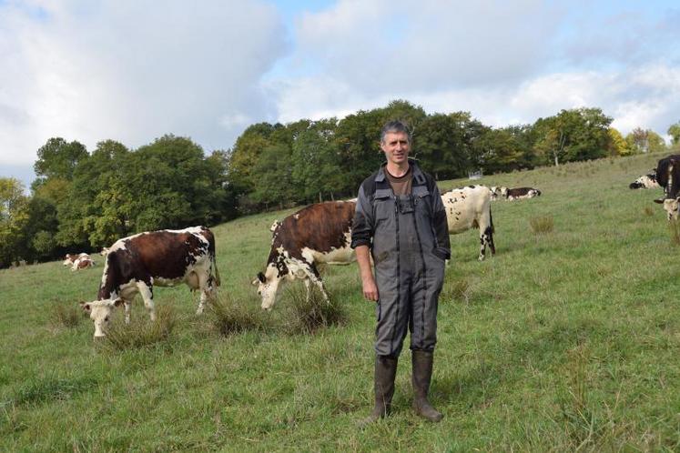 Christian Fuzeau n’a jamais cherché à recevoir des stagiaires 
sur son exploitation, ce qui ne l’empêche pas d’en accueillir 
quasiment chaque année.
