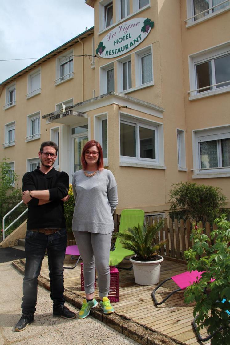 Nicolas Riffault et Lisa Merveille posent leur empreinte sur l’hôtel-restaurant « La Vigne ».